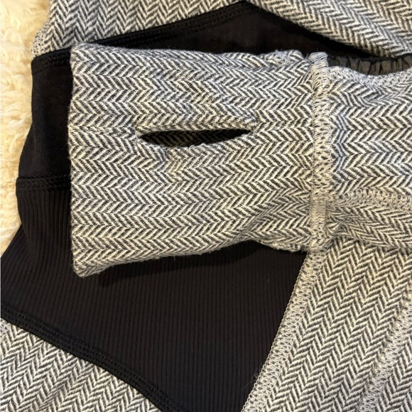 Lululemon Swiftly Tech Half Zip Pullover Size 4 Herringbone Long Sleeve - Picture 7 of 8